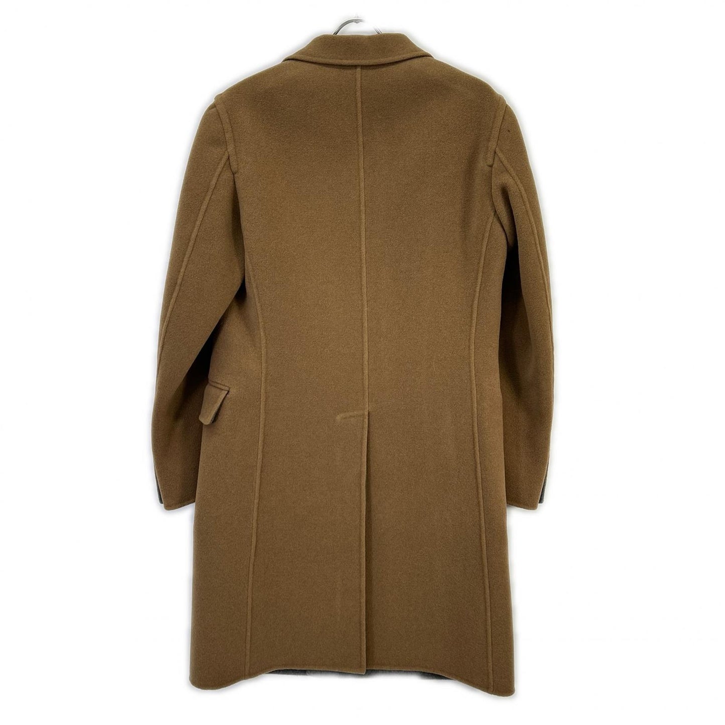 FRANKLIN TAILORED Camel Wool Chester Coat Size 44