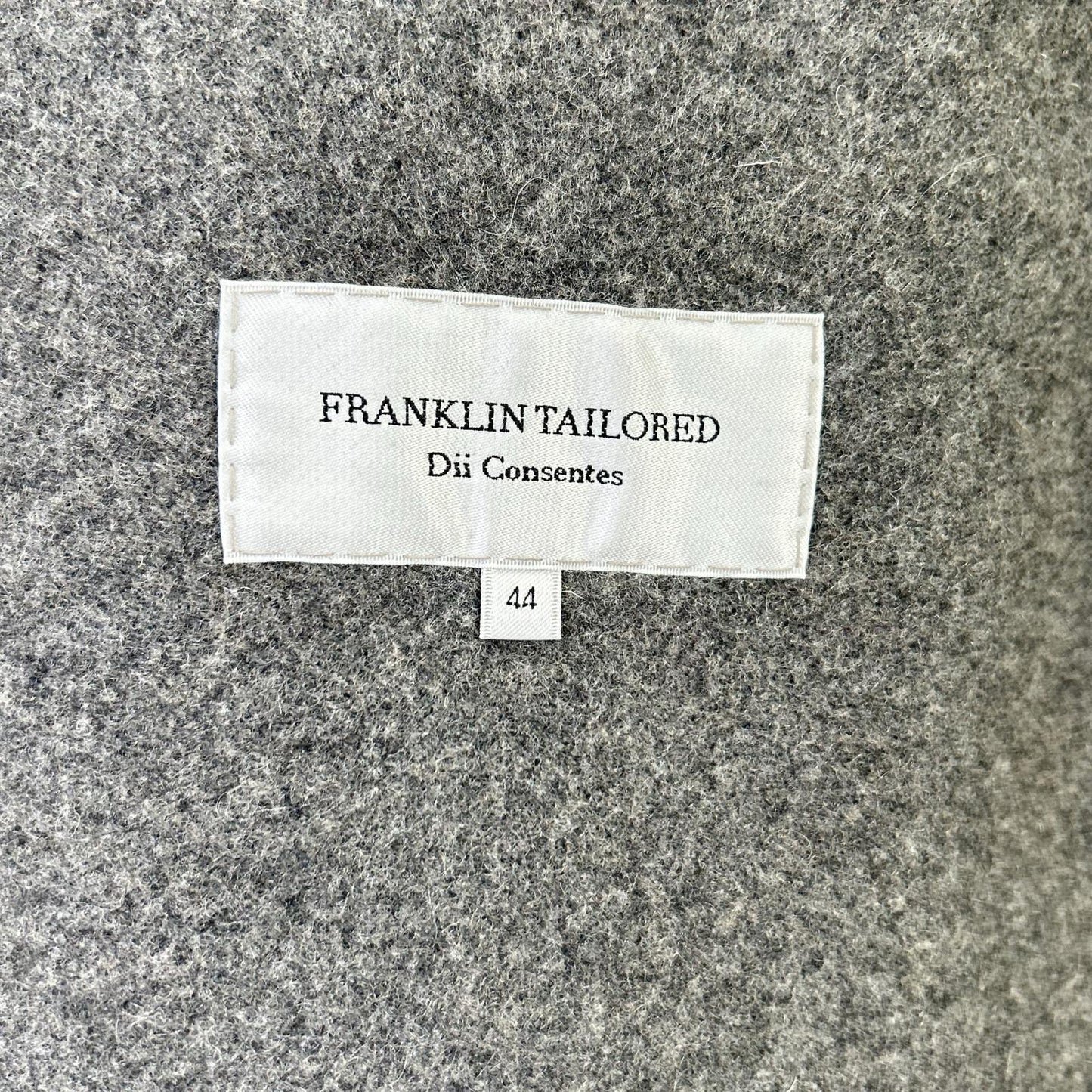 FRANKLIN TAILORED Camel Wool Chester Coat Size 44