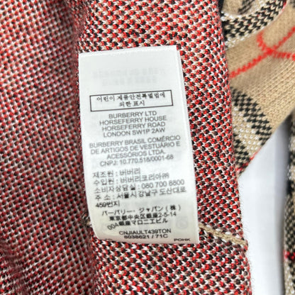 BURBERRY Vintage Check Wool Crewneck Knit Multi