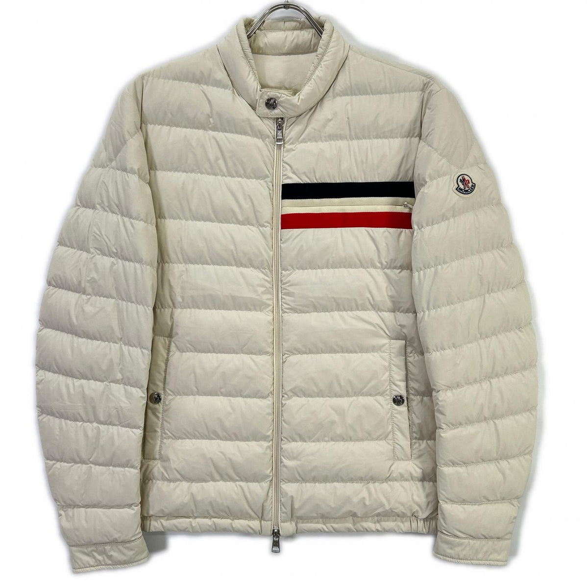 MONCLER YERES 19 Nylon Light Down Jacket White