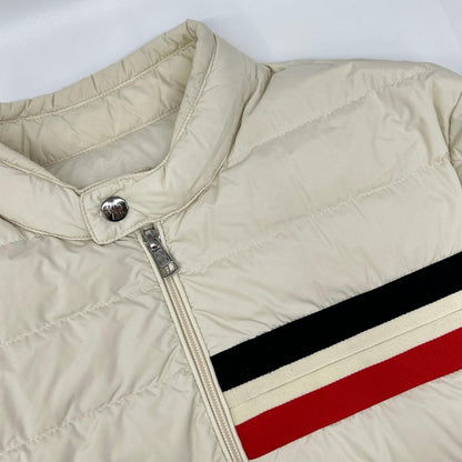 MONCLER YERES 19 Nylon Light Down Jacket White