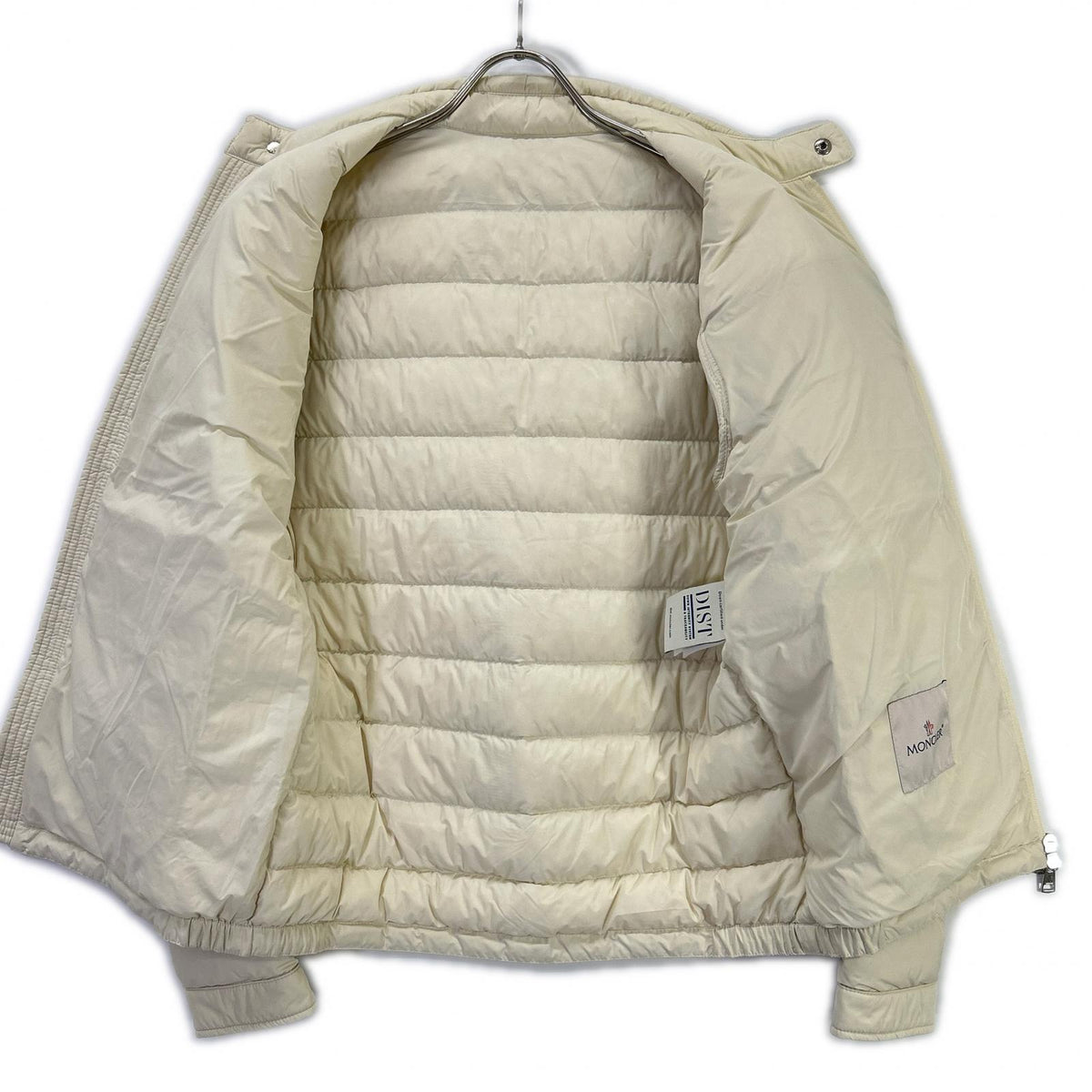 MONCLER YERES 19 Nylon Light Down Jacket White