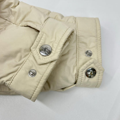 MONCLER YERES 19 Nylon Light Down Jacket White