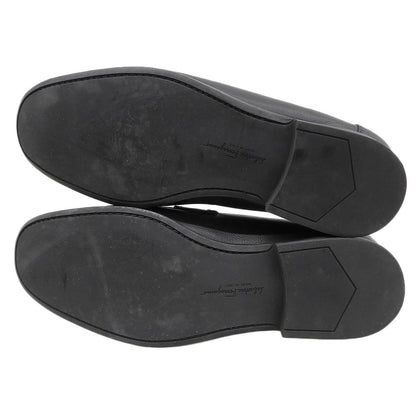 SalvatoreFerragamo Gancini Bit Moccasin Loafers Black Size 8