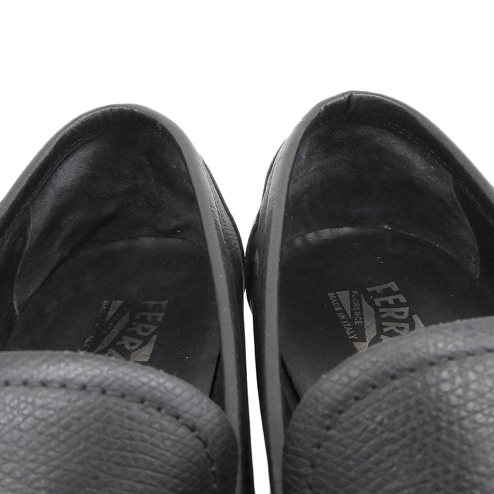 SalvatoreFerragamo Gancini Bit Moccasin Loafers Black Size 8