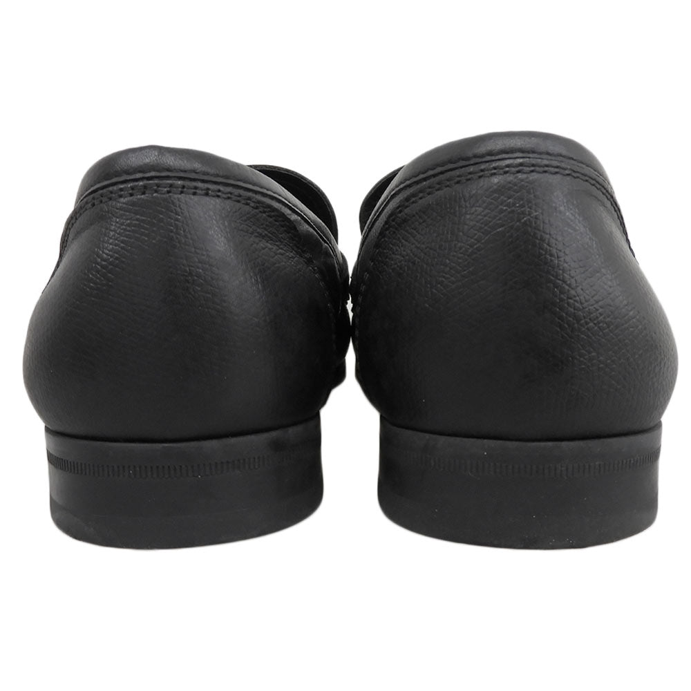 SalvatoreFerragamo Gancini Bit Moccasin Loafers Black Size 8