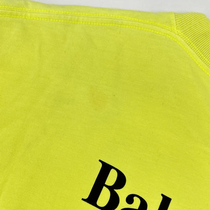 BALENCIAGA 2020 641655 Yellow T-Shirt Size XS