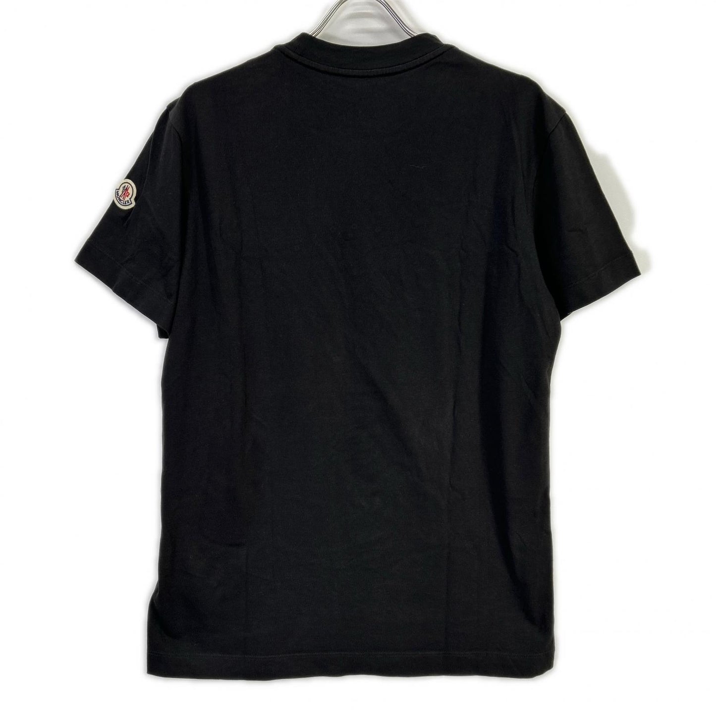 MONCLER 2021 Black Studded T-Shirt Size XS
