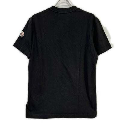 MONCLER 2021 Black Studded T-Shirt Size XS