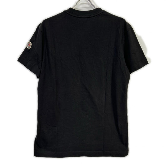 MONCLER 2021 Black Studded T-Shirt Size XS