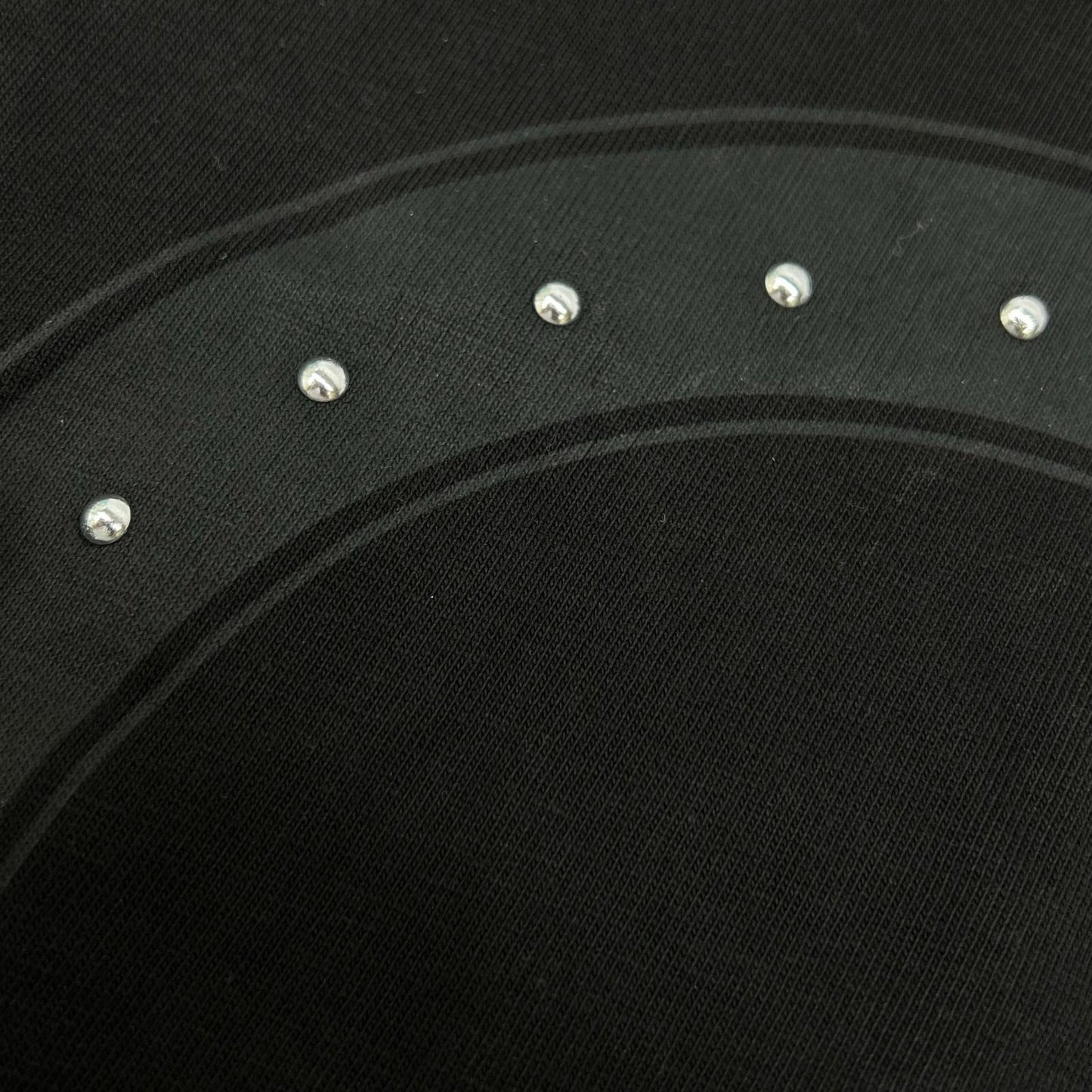 MONCLER 2021 Black Studded T-Shirt Size XS