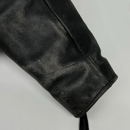 FREEDOM Black Single Rider Leather Jacket Size 40