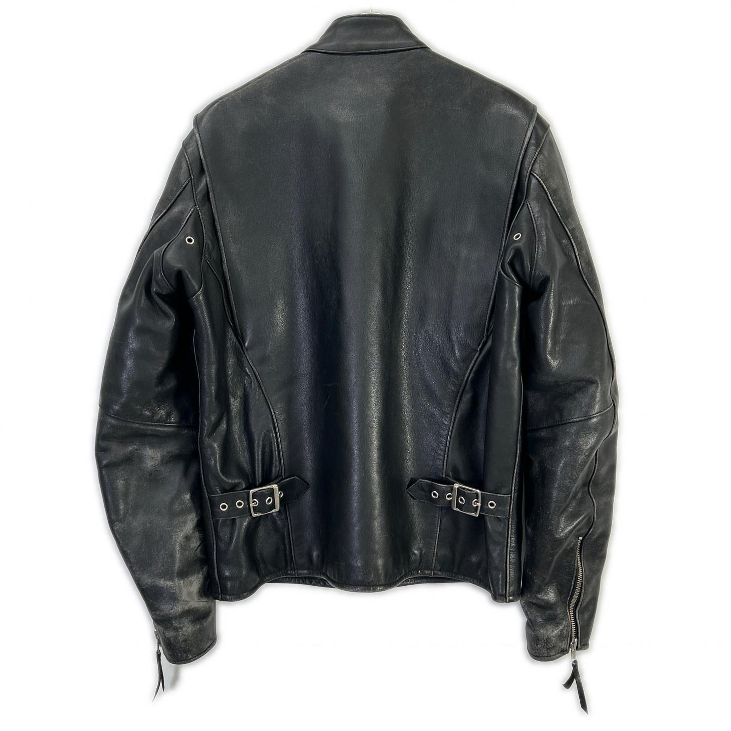 FREEDOM Black Single Rider Leather Jacket Size 40