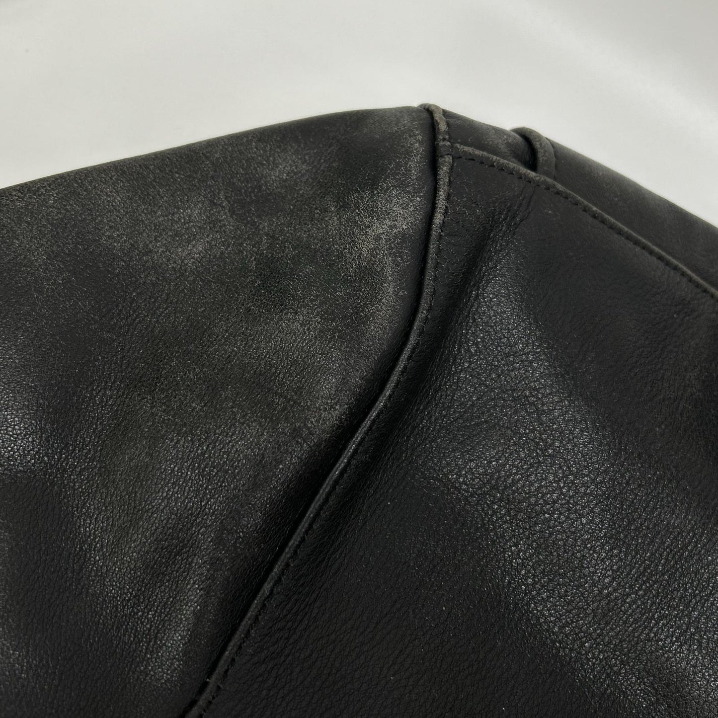 FREEDOM Black Single Rider Leather Jacket Size 40