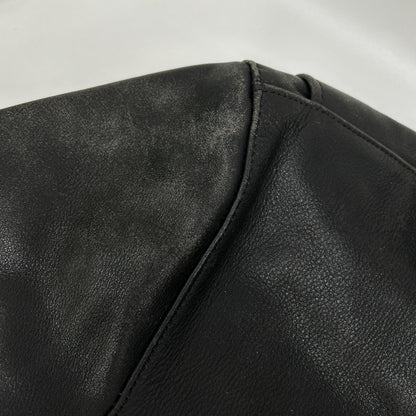 FREEDOM Black Single Rider Leather Jacket Size 40