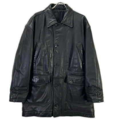 PaulSmith 477329K Black Lamb Leather Jacket Size M