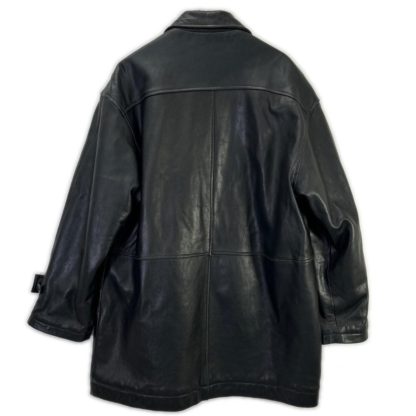 PaulSmith 477329K Black Lamb Leather Jacket Size M