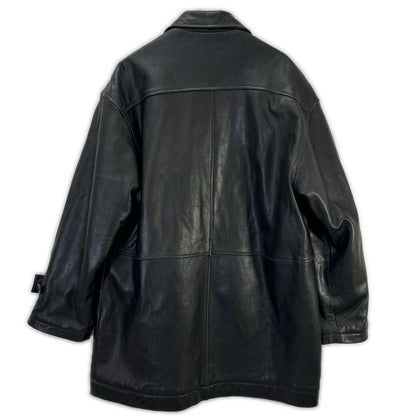 PaulSmith 477329K Black Lamb Leather Jacket Size M
