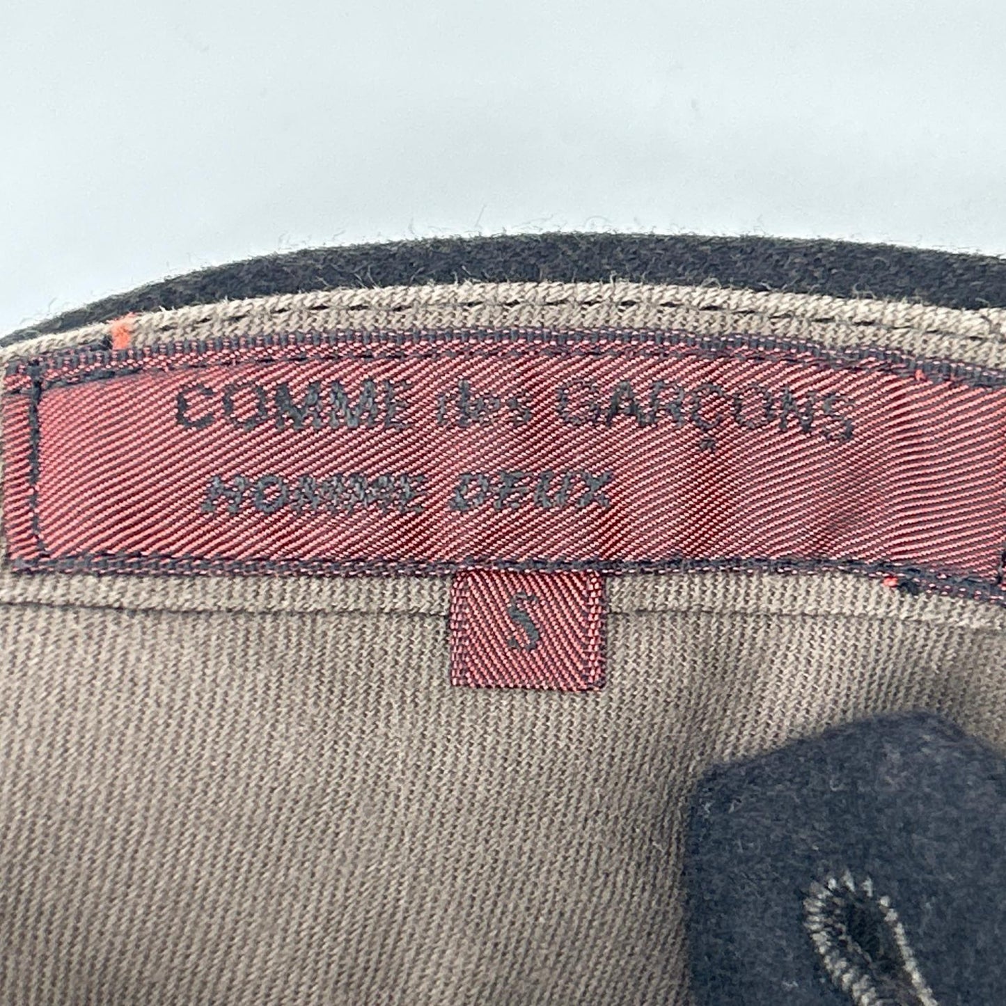 COMMEdesGARCONS HOMME DEUX 80s Wool Pants Black Size S