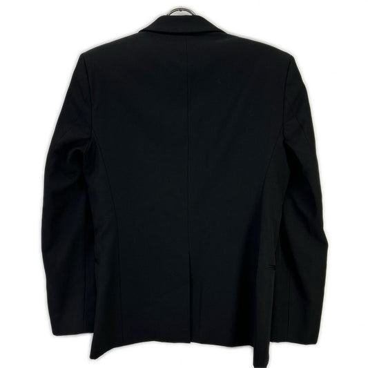 SAINT LAURENT PARIS Black Wool Shawl Collar Blazer Size 46