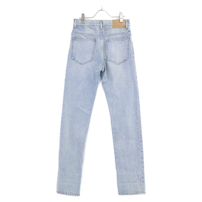 GUCCI 774078 GG Turn-Up Washed Denim Indigo Size 28