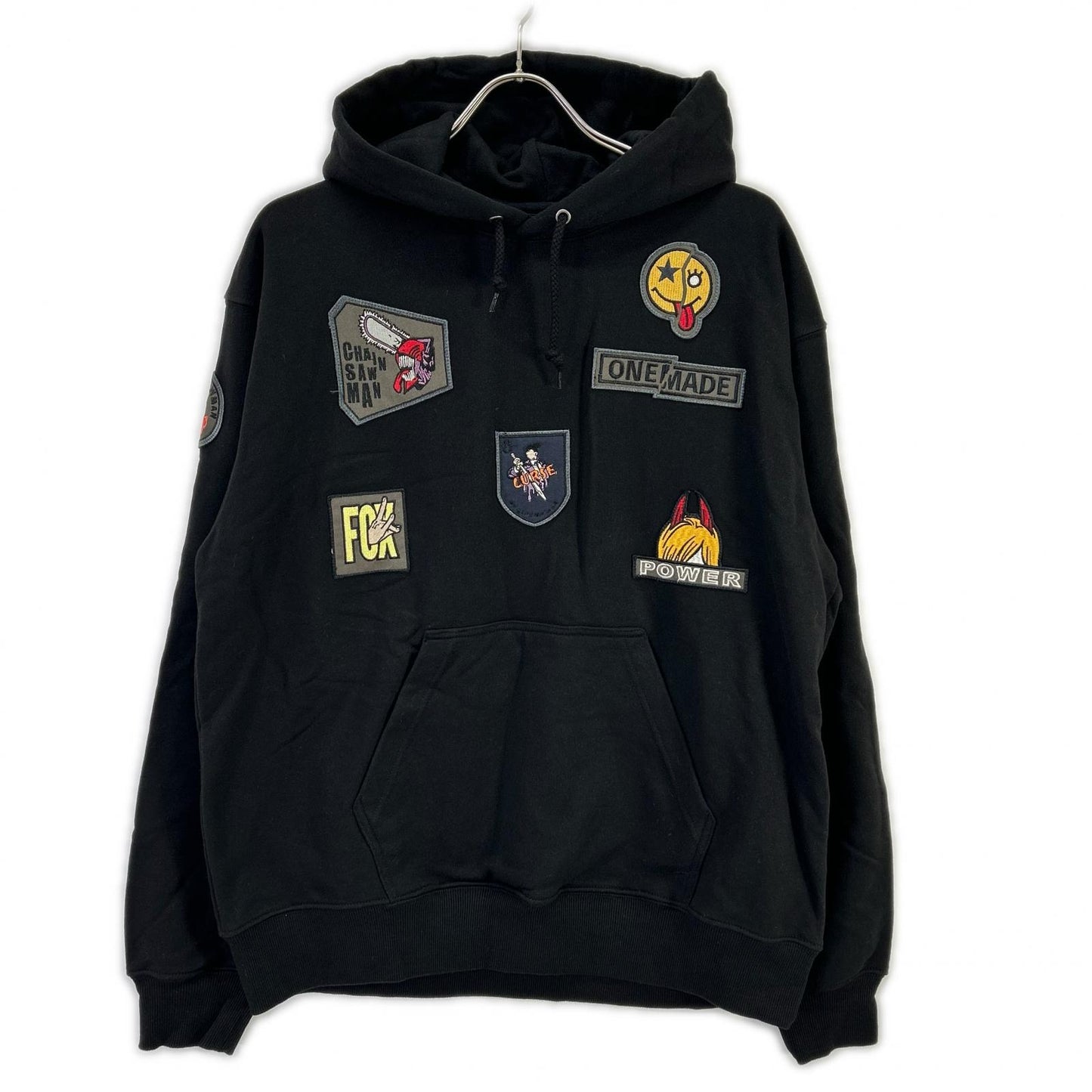 AVIREX x Chainsaw Man Hoodie Black Size L