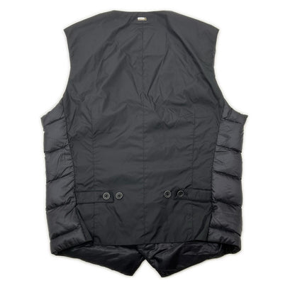 HERNO Legend Line Nylon Down Vest Dark Navy Size 44