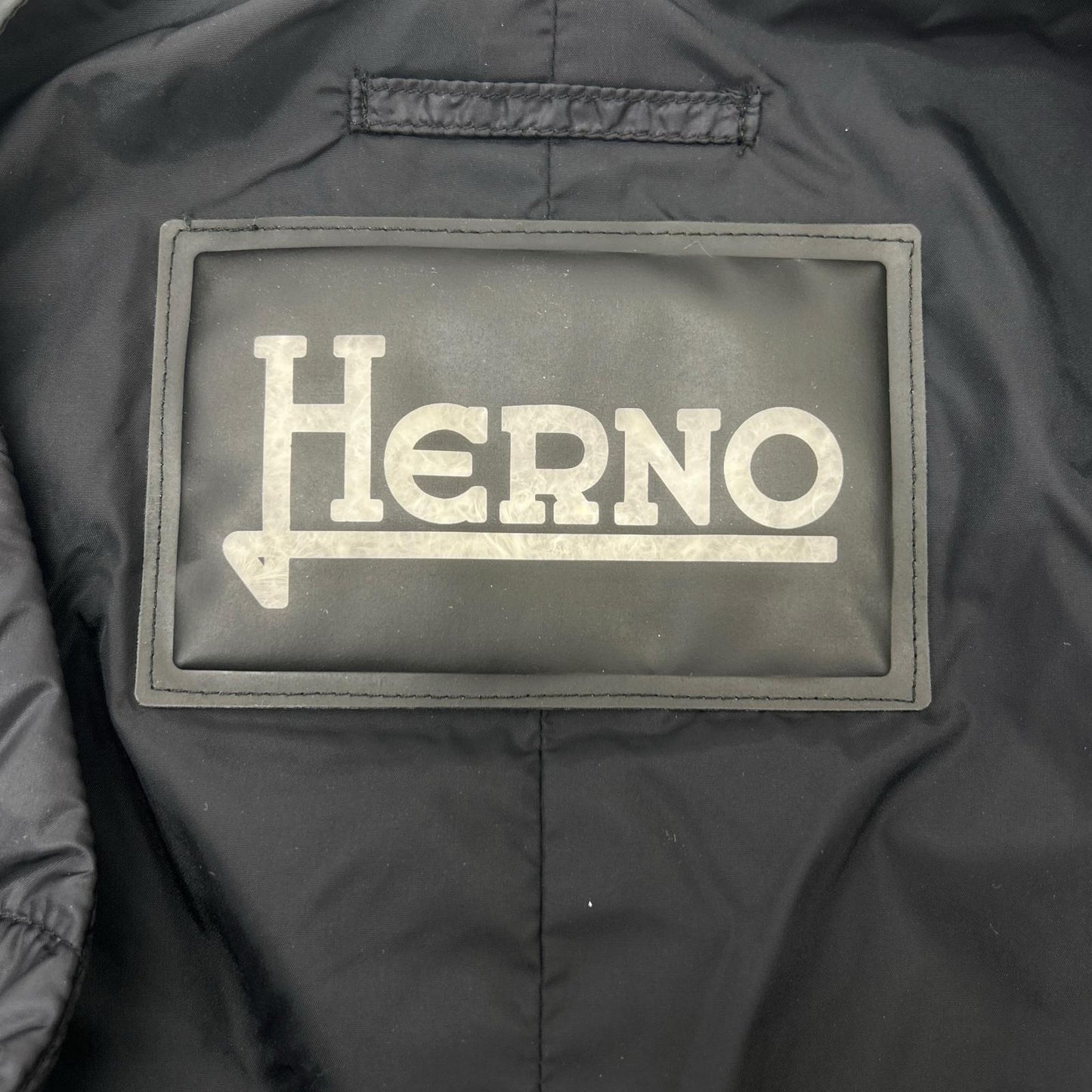 HERNO Legend Line Nylon Down Vest Dark Navy Size 44