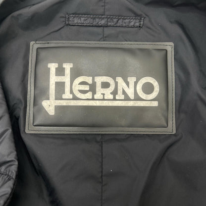 HERNO Legend Line Nylon Down Vest Dark Navy Size 44
