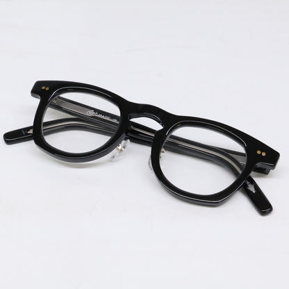 MEGANE ROCK VECTOR 008 Acetate Eyewear Black Size 43x26