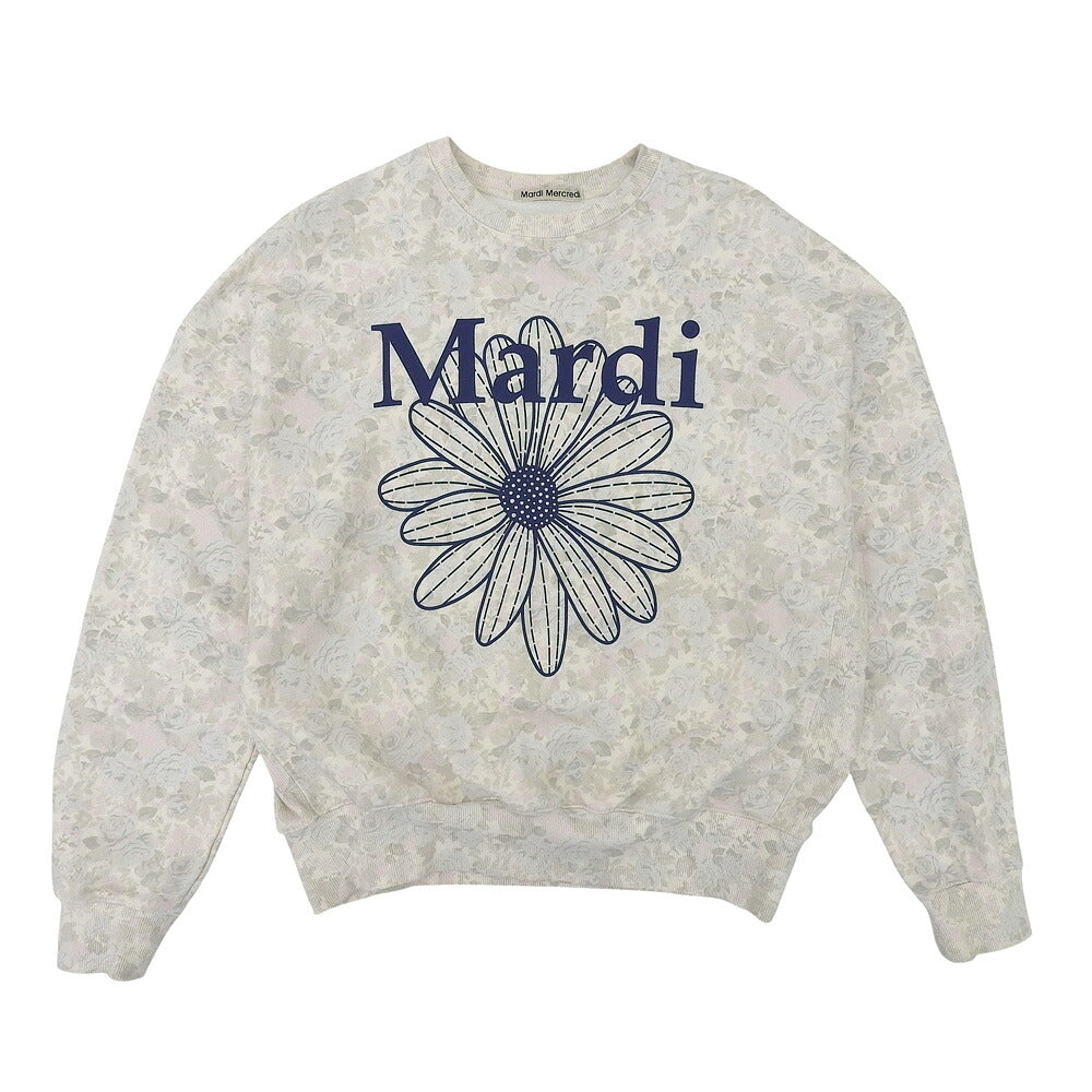 MardiMercredi Fleur Sweatshirt Grey/Navy Size ONESIZE