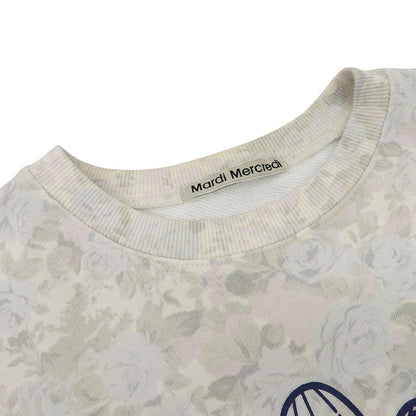 MardiMercredi Fleur Sweatshirt Grey/Navy Size ONESIZE