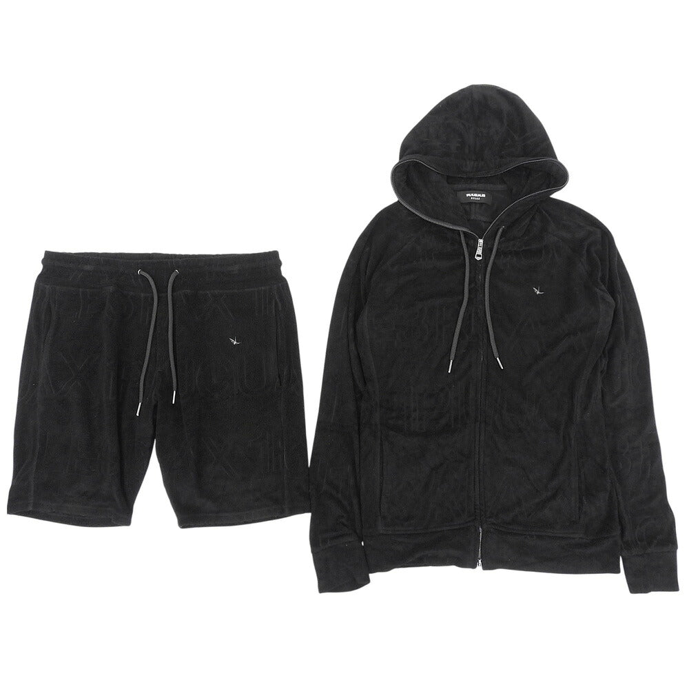 1piu1uguale3 RELAX Pile Shorts Black Size XL