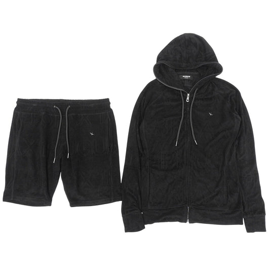 1piu1uguale3 RELAX Pile Shorts Black Size XL