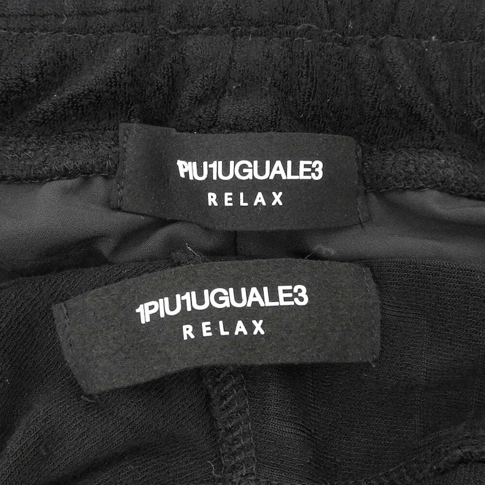 1piu1uguale3 RELAX Pile Shorts Black Size XL