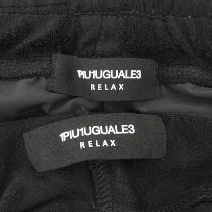 1piu1uguale3 RELAX Pile Shorts Black Size XL