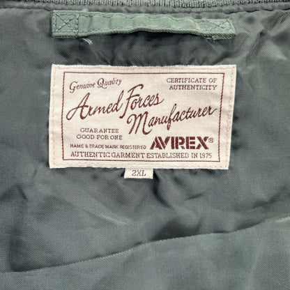 AVIREX L-2B TOMCAT Flight Jacket Khaki Size 2XL