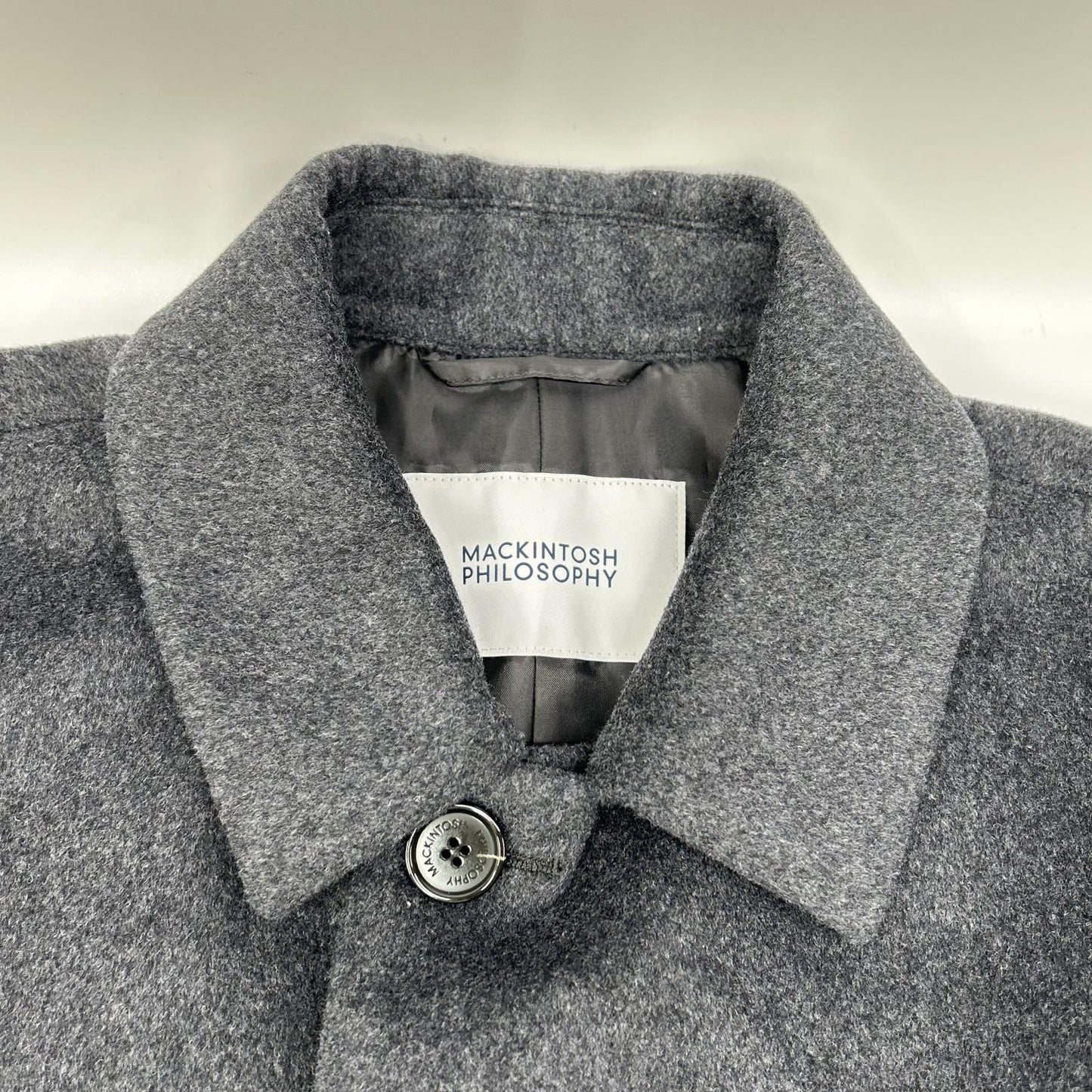 MACKINTOSH PHILOSOPHY Wellington Short Coat Gray Size 36