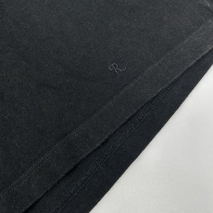 RAF SIMONS 19SS Print Works Tour Cotton T-Shirt Black Size M