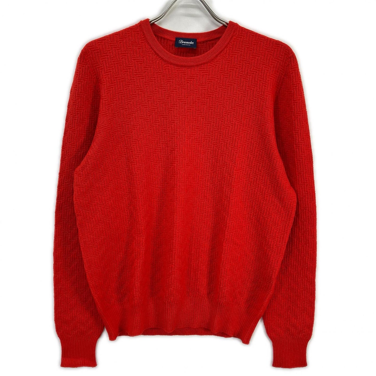 Drumohr Wool Knit Sweater Red Size 48