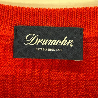Drumohr Wool Knit Sweater Red Size 48