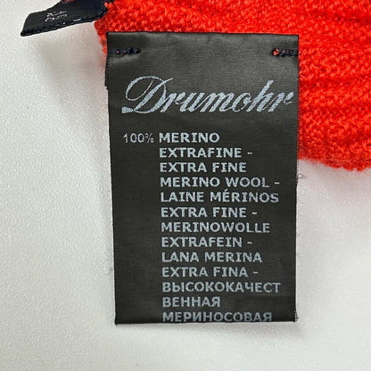 Drumohr Wool Knit Sweater Red Size 48