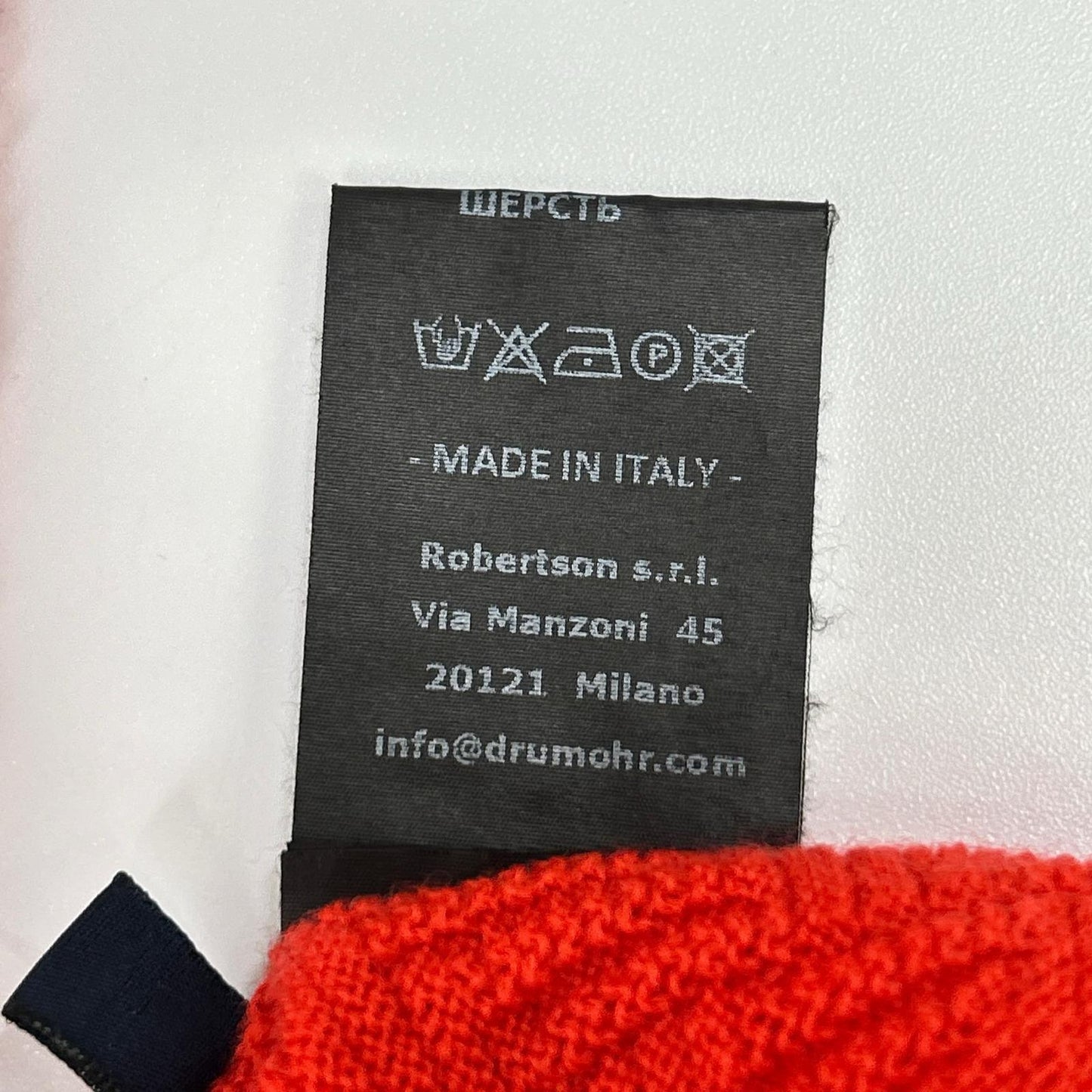Drumohr Wool Knit Sweater Red Size 48