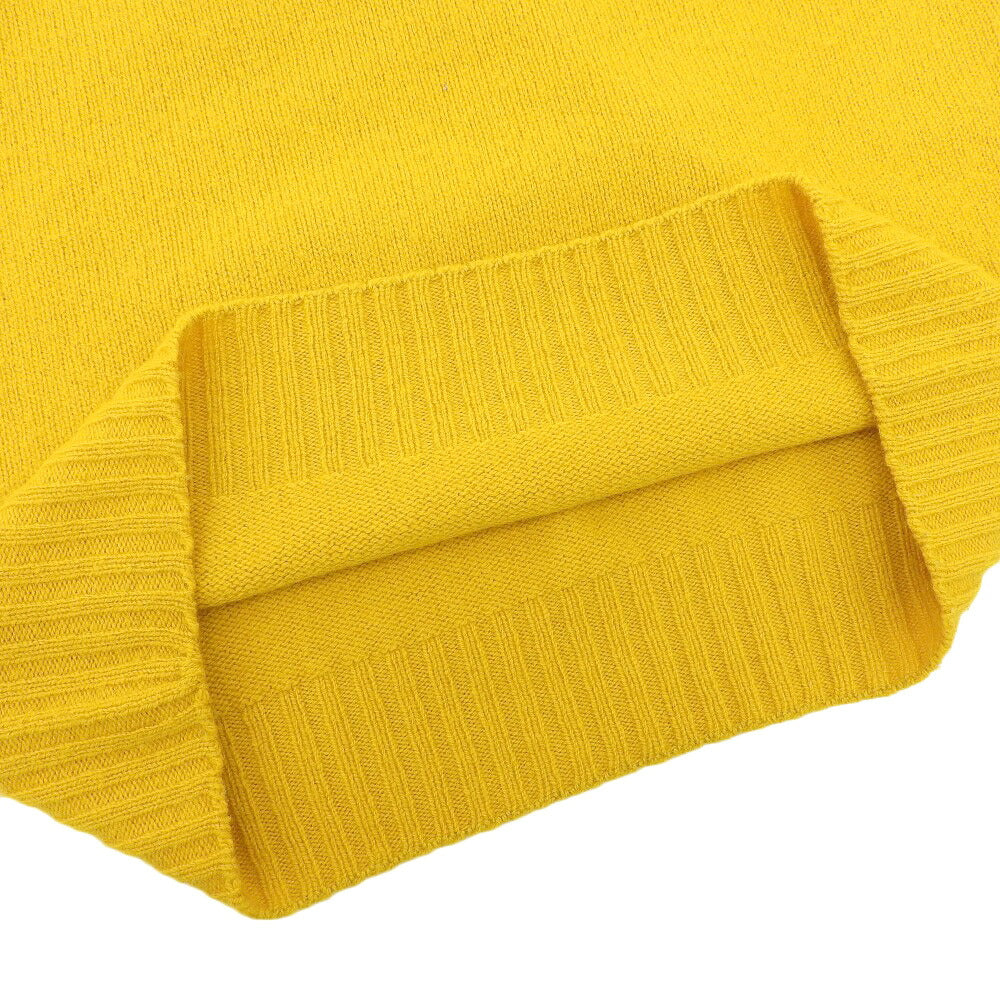 Drumohr Half-Zip Wool Knit Pullover Yellow Size 48