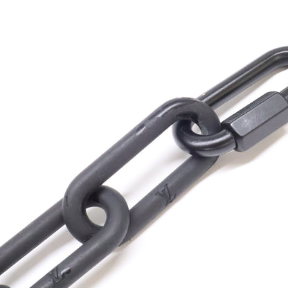LOUIS VUITTON Black Signature Chain 35MM Belt Size 90/36
