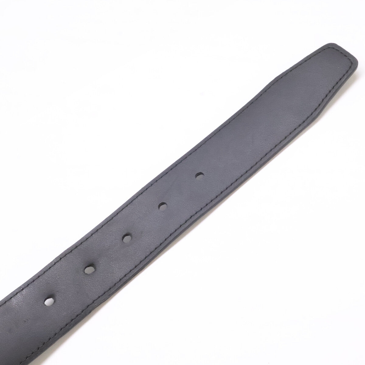 LOUIS VUITTON Black Signature Chain 35MM Belt Size 90/36