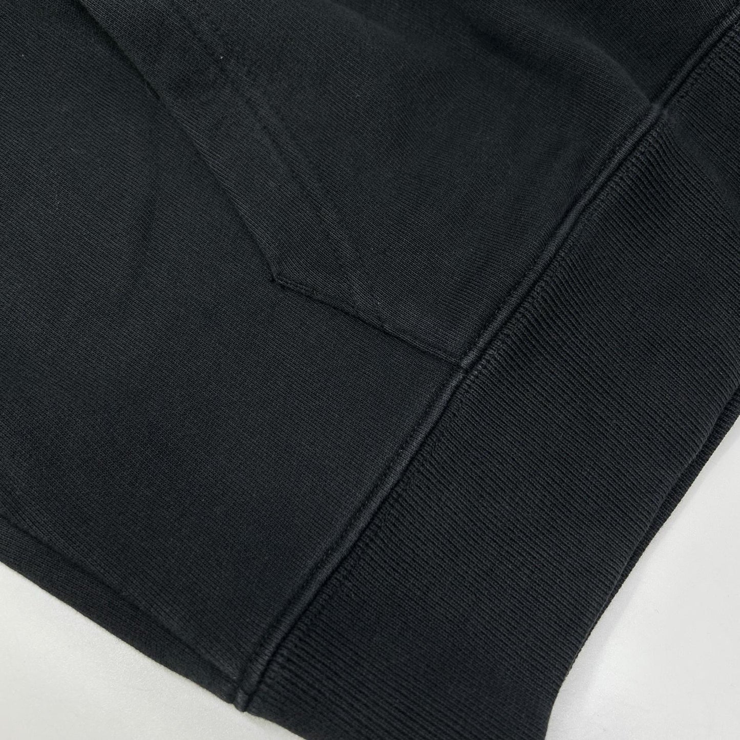 OFF-WHITE Black Back Logo Print Cotton Hoodie Size M