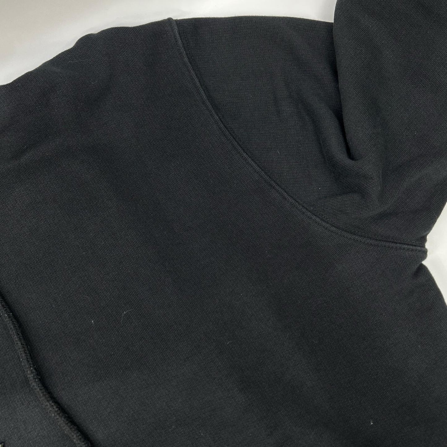 OFF-WHITE Black Back Logo Print Cotton Hoodie Size M