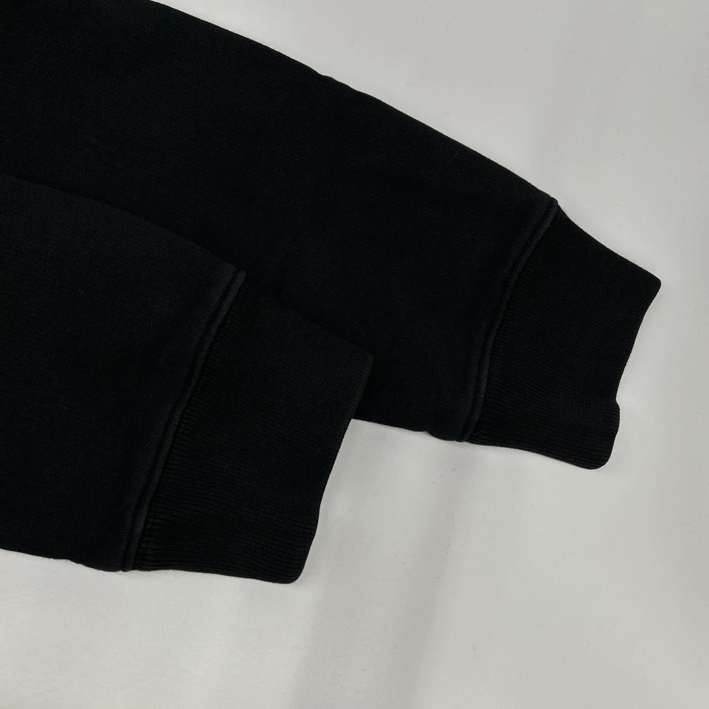 OFF-WHITE Black Back Logo Print Cotton Hoodie Size M