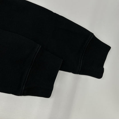 OFF-WHITE Black Back Logo Print Cotton Hoodie Size M